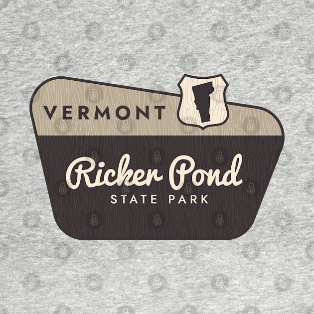 Ricker Pond State Park Vermont Welcome Sign by Go With Tammy